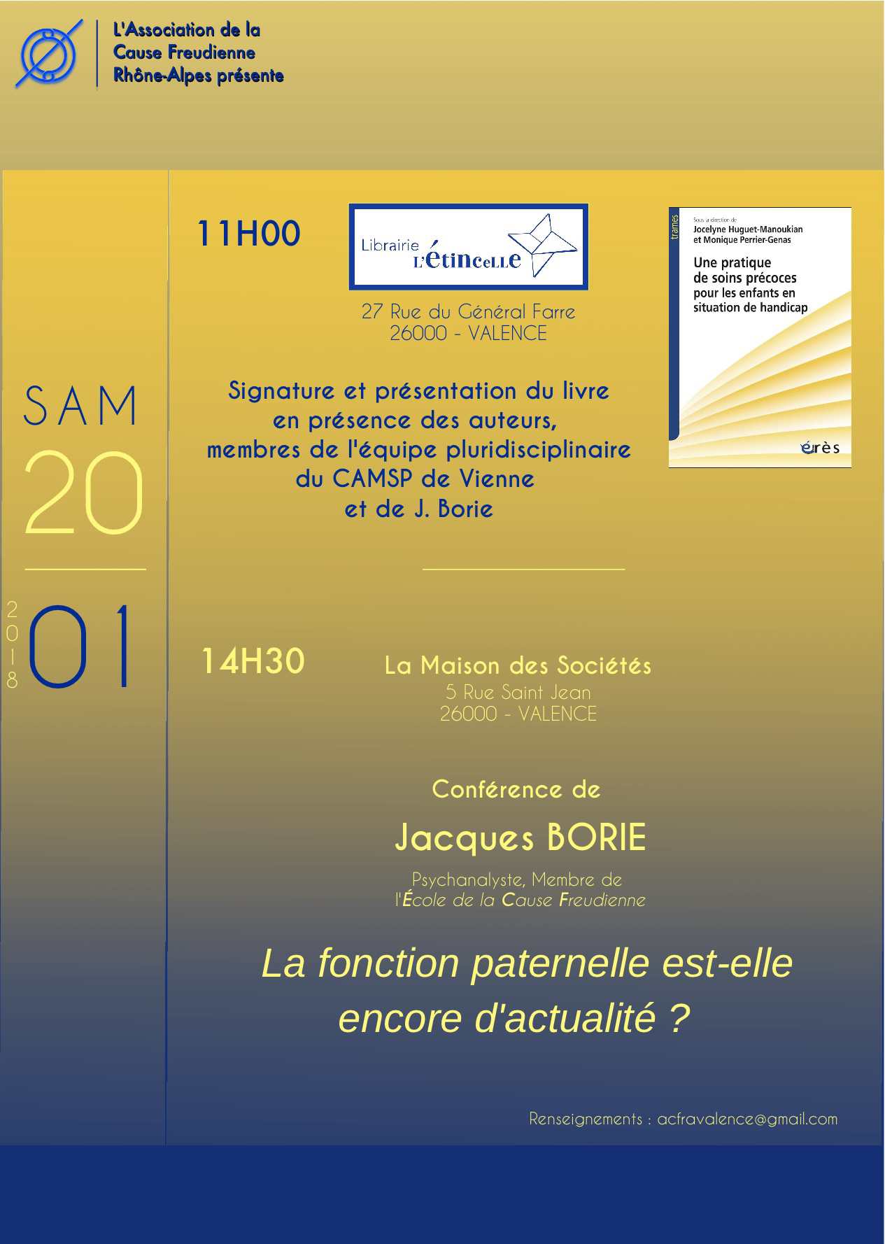Conférence Jacques Borie - Fonction paternelle