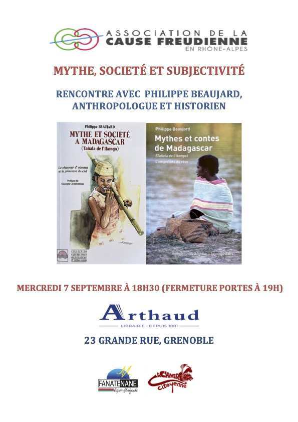 Echo de la soirée : Mythe, société et subjectivité - rencontre avec Philippe Beaujard