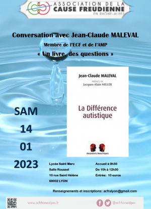 Echo de la conversation avec J-C. Maleval
