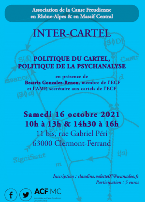 Journée inter-cartel "Politique du cartel, politique de la psychanalyse"