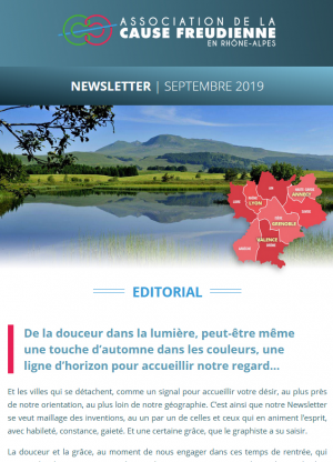 Newsletter septembre 2019